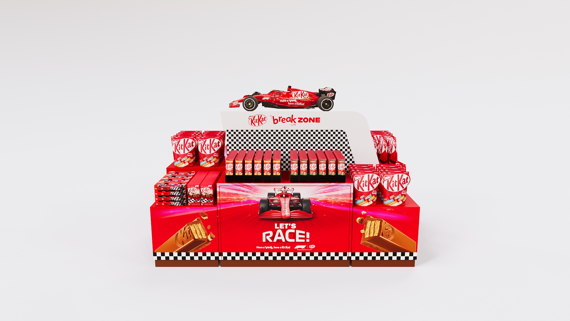 KitKat Racing Stocking Unit - Front