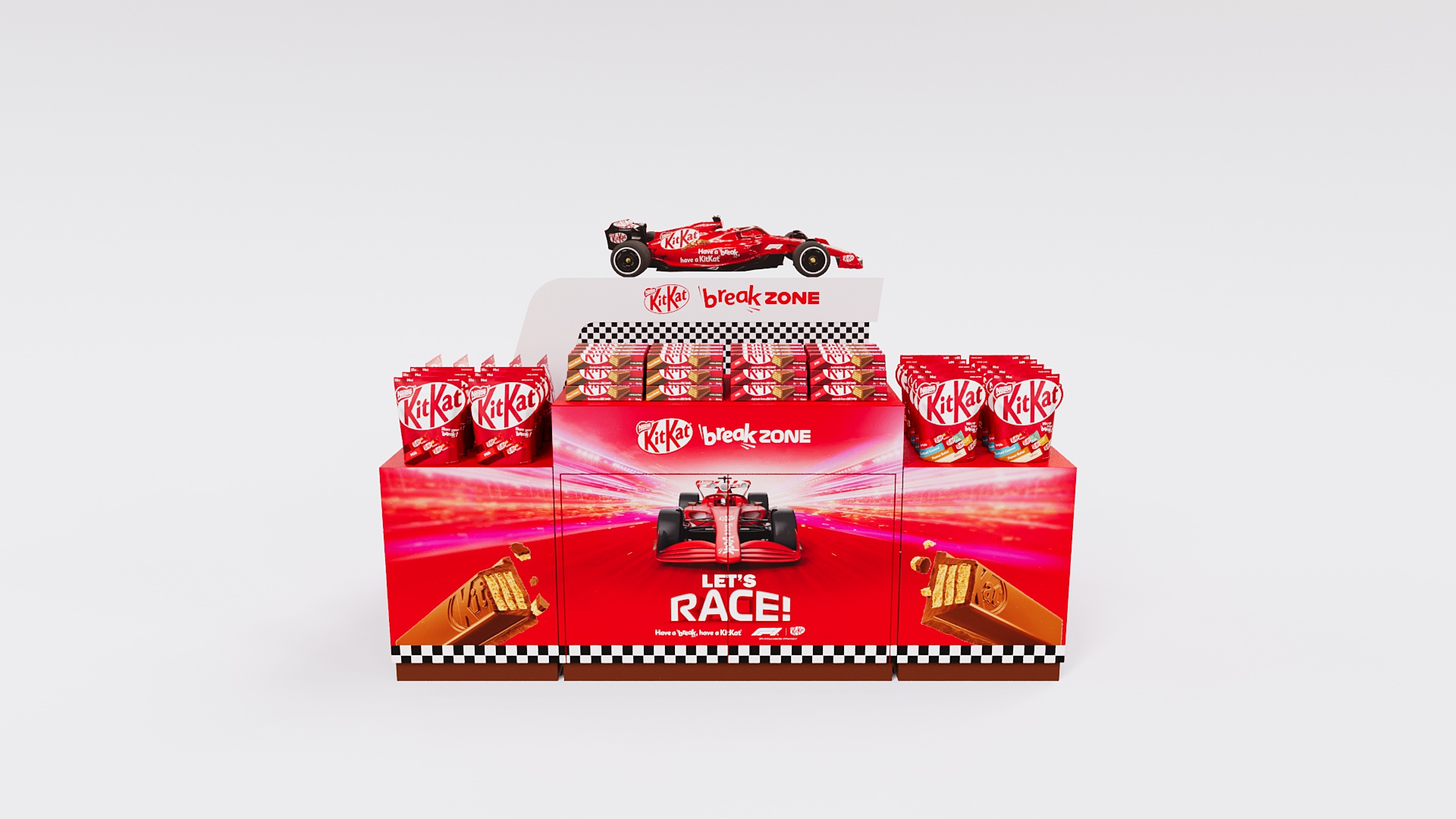 KitKat Racing Stocking Unit - Back